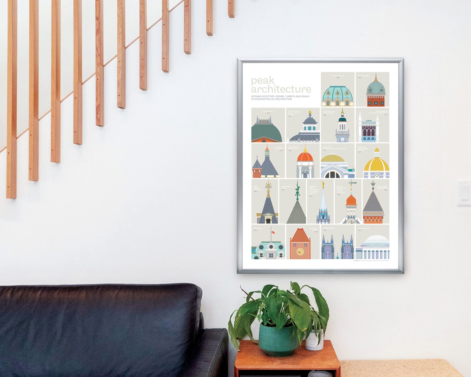 "Capital Pinnacles and Pediments" Poster