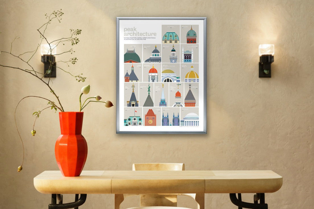 "Capital Pinnacles and Pediments" Poster - Signed Limited Edition