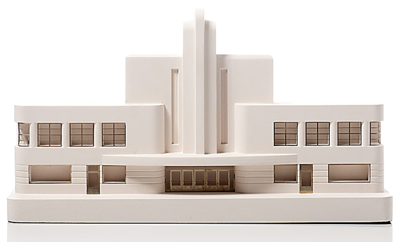 Greyhound Terminal Scale-Model in Plaster