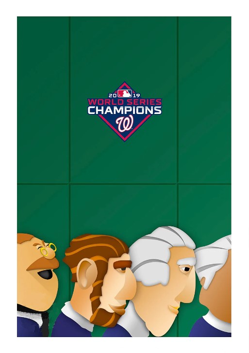 Nationals Park Minimalist Print (Unframed)