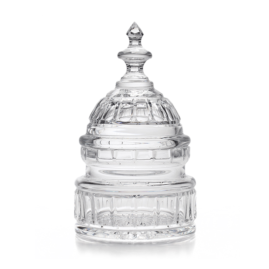 Waterford Crystal Capitol Dome Biscuit Barrel