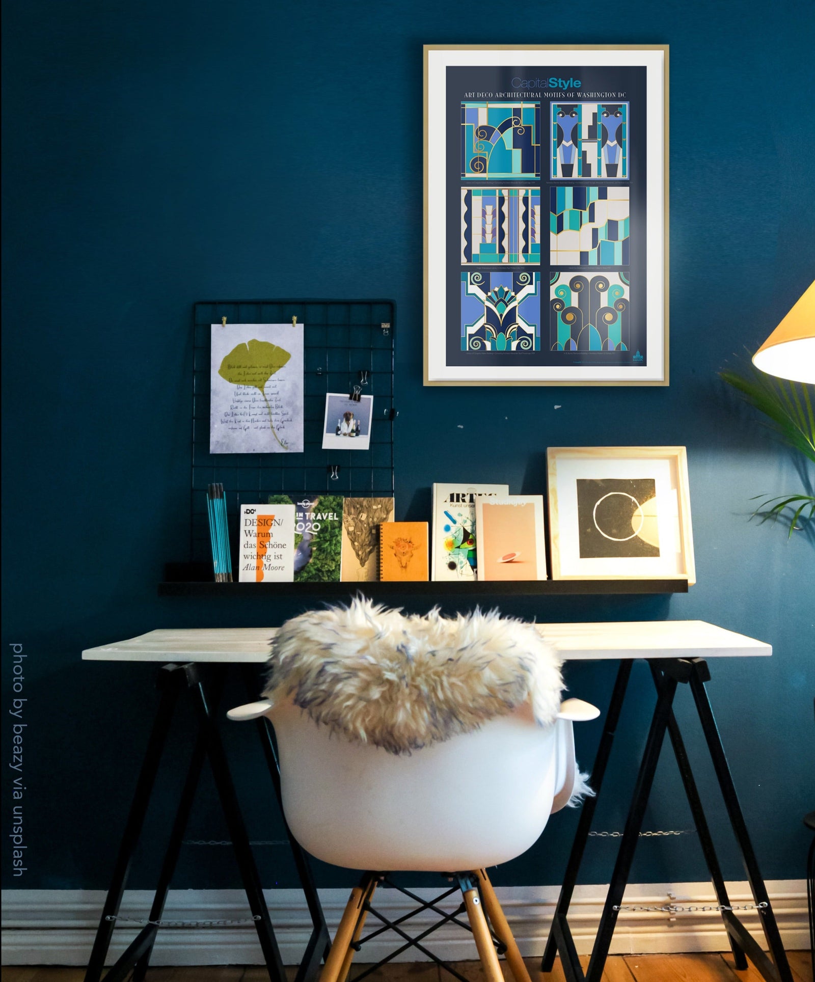 Art Deco Building Motifs Print